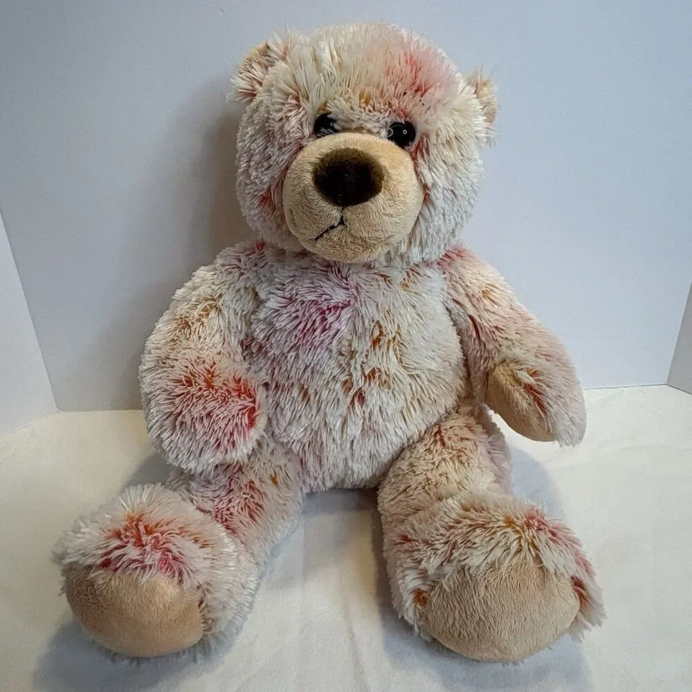 Build a Bear BABW 17” Orange Sherbet Ice Cream Plush Toy Coral Creme Orange cute
